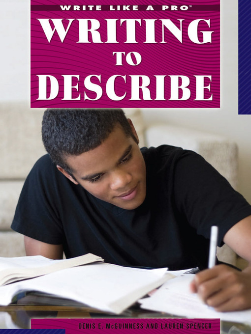 Title details for Writing to Describe by Denis E. McGuinness - Available